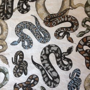 Pottery Barn Kids Snake Sheet Set (Full Sized)